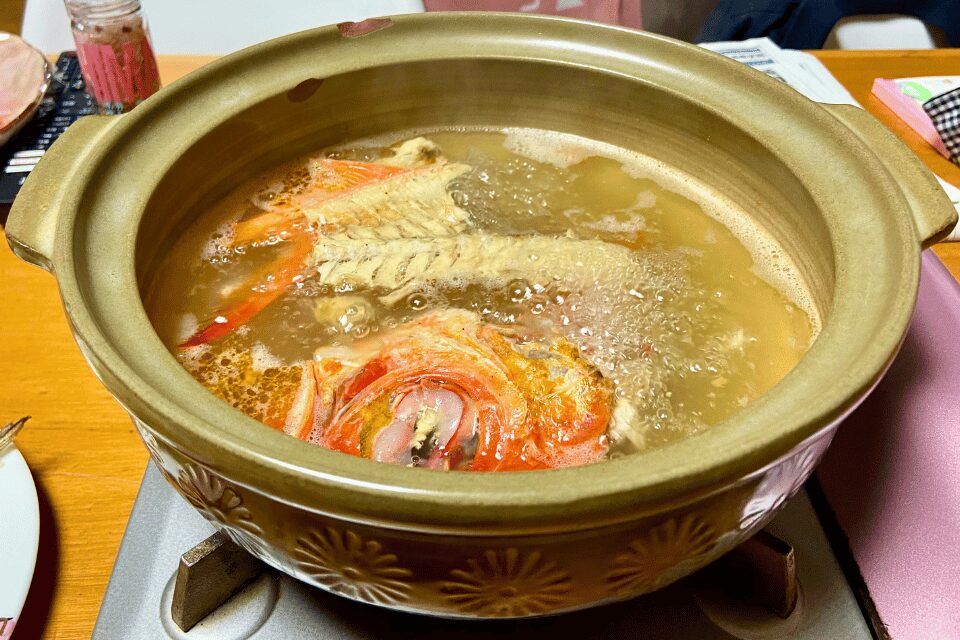金目鯛のだししゃぶ&雑炊が美味しかった日(作り方・レシピ)