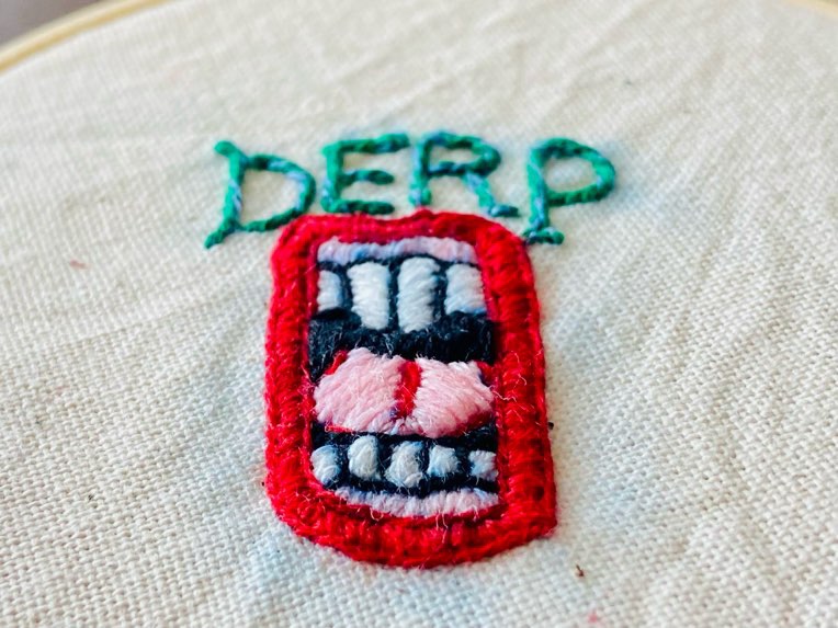 漢の手縫い刺繍DERP