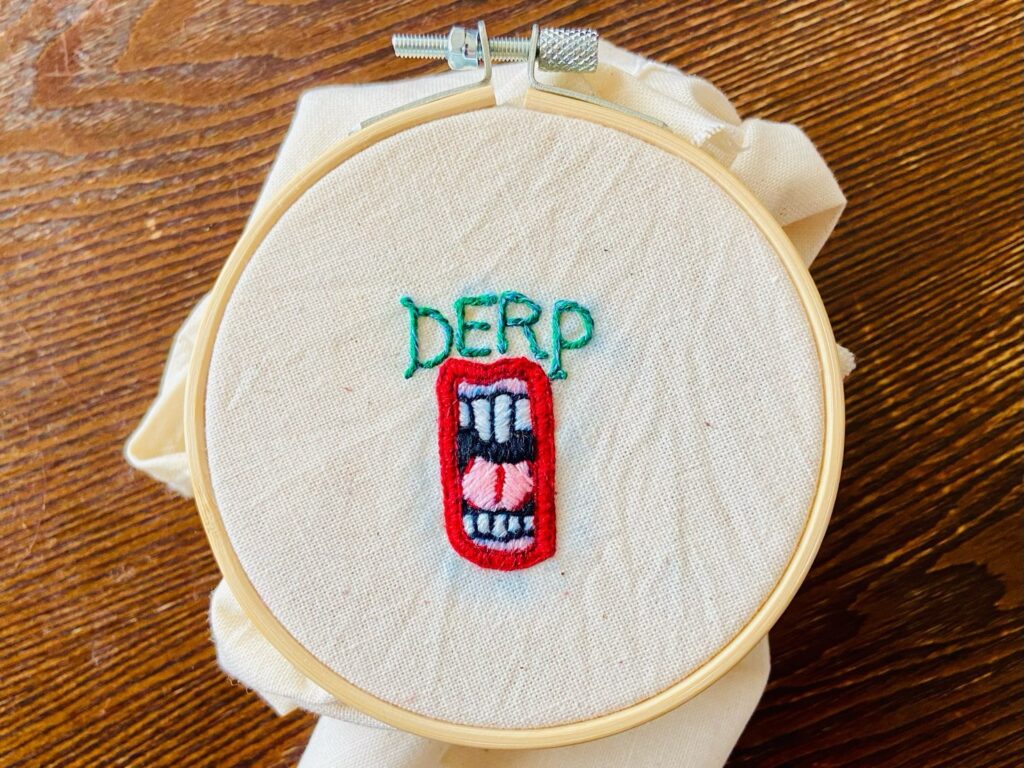 漢の手縫い刺繍DERP