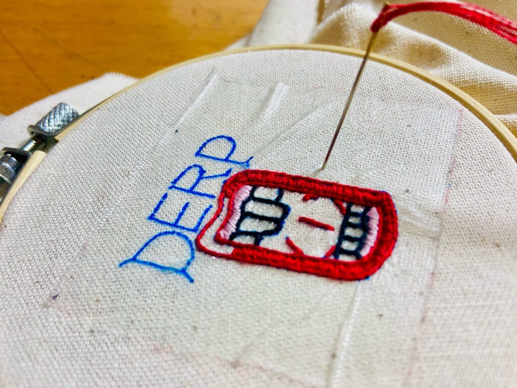 漢の手縫い刺繍DERP