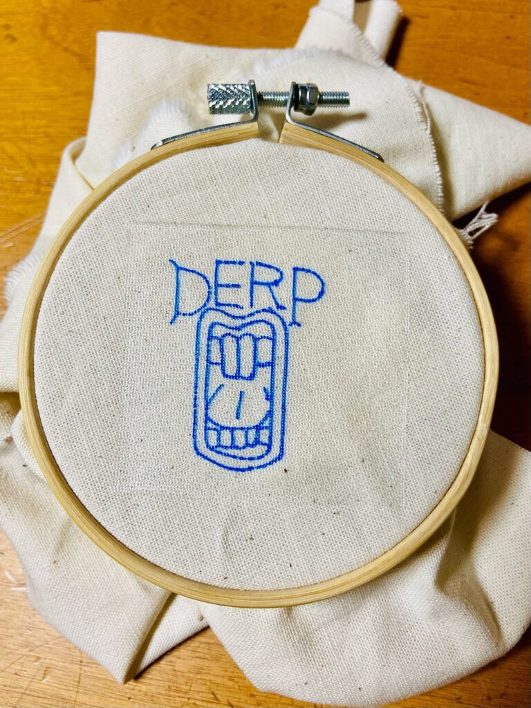 漢の手縫い刺繍DERP