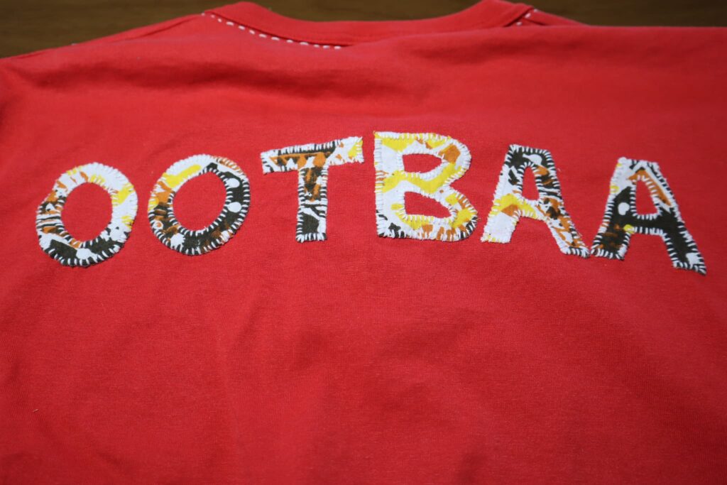 Tシャツを刺し子で野球ユニフォームっぽくする方法・アイデア