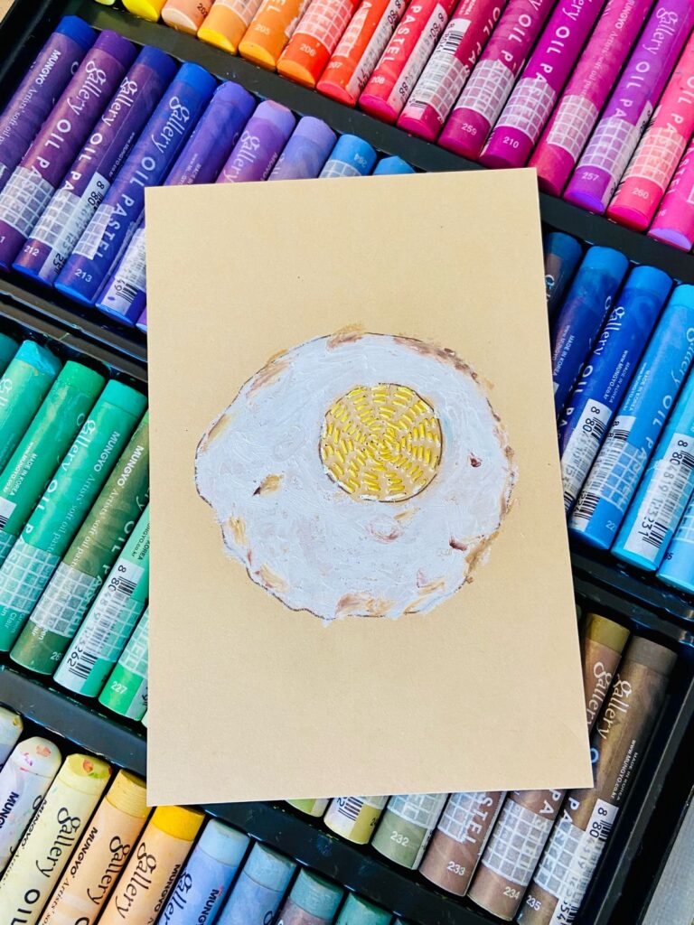 塗り絵×刺し子